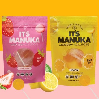 잇츠마누카 롤리팝 (딸기 레;몬) 맛 캔디 3+1 잇츠마누카 신제품 출시, 딸기맛, 8개, 672g