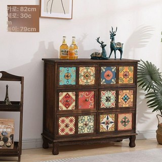 자개농 서랍장 엔틱가구 수납장 나비장 자개장 옛날, Y303 차콜 로스트 12단 가로형