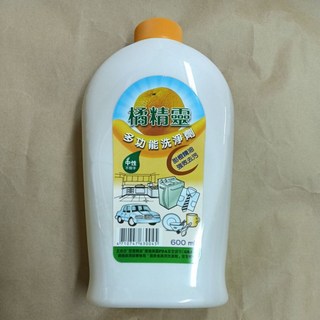 亞積 橘精靈 多功能洗淨劑 600毫升 中性不傷手 甜橙精油 強效去汙, 1個