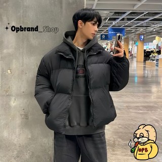 OPB 麵包外套 鋪棉外套 雙拉鍊 立領保暖 情侶 米其林 羽絨外套 情侶外套 素面 秋冬新