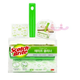 에버템즈 3M 테이프클리너 대형 핸들+리필2 반려동물 털제거 거실청소 롤크리너 크리너