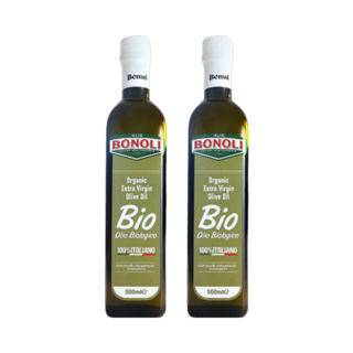보노리 유기농 냉압착 엑스트라버진 올리브오일, 2개, 500ml