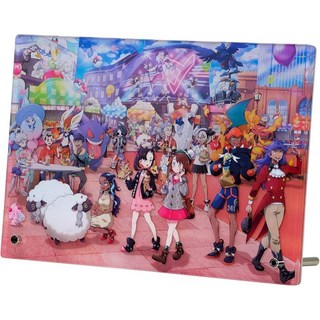 POKÉMON 寶可夢 TRAINERS Off Shot! 壓克力立牌 景品 周邊, 尺寸約略A5大小