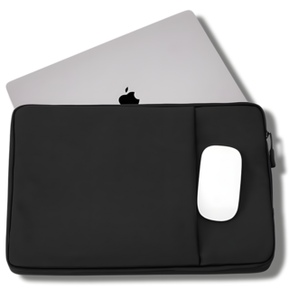 루미노라 13~14인치 15~16인치 노트북 파우치, 블랙, 1개