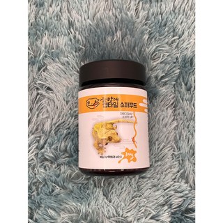 <벅스브라더스>한방애 크레스티드 게코 슈퍼푸드 곤충맛 귀뚜라미 가루 첨가 파충류 도마뱀 과일향 사료, 100g, 1개