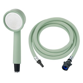 닥터워터 국내 제조 원터치 디자인 샤워헤드 + 샤워호스 세트 2M, 1개, MINT