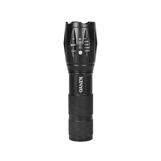 KINYO 大廣角高亮度手電筒 LED-5037 LED-505 強光變焦戶外照明, 1個, 大廣角高亮度手電筒 (LED-5037)