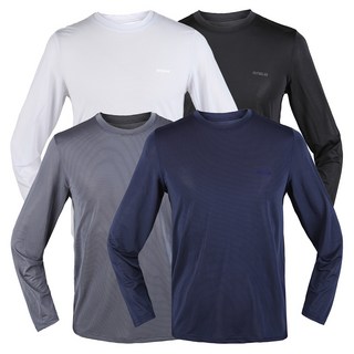 에스비스토어 1+1+1 3장세트 남성 기능성 라운드 긴팔 냉감티 쿨티
