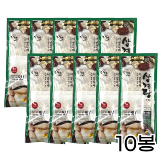 [본사직영] 다예 토종 삼계탕 백숙 재료 10봉 20포 1kg 100%국산원료, 100g, 10개