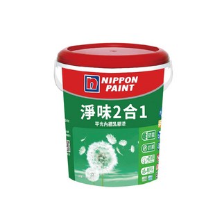 立邦 淨味2合1 平光內牆乳膠漆，5公升裝, ★5公升裝★ 1501白,發票價, 1個, 5L