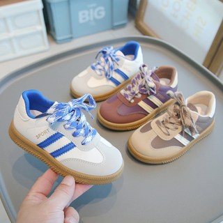 兒童德訓鞋2025春鞦男童運動鞋休閒闆鞋女童小白鞋軟底寶寶阿甘鞋