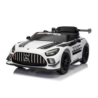 【BEINI貝婗】賓士Benz GT3兒童電動車(親子電動車 雙驅動 玩具電動汽車/BN-033) IC一年保固, 白色, 1個