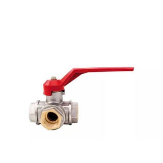 義大利全流量三通T型球閥, 1個, 3/8全流量三通T型球閥