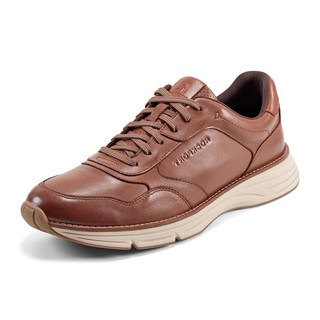 135454 Rockport 남성용 Weston 스니커즈 다크 브라운 가죽.