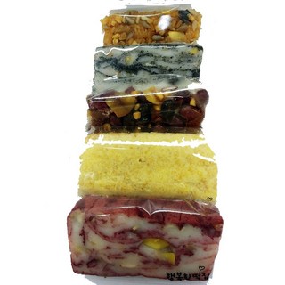 행복한떡집 개별포장 식사대용 5종류50개 영양찰떡 약밥 영양떡 호박 흑임자, 80g, 50개