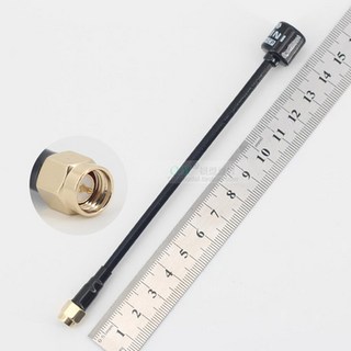 1/2 PCS 5.8G 2.8DBI 안테나/FPV LIPOP 드론용 SMA/RP 송신기/RC 고이득 NI5 5 SMA/MMCX/UFL RHCP/LHCP 레이싱, Bla SMA Long