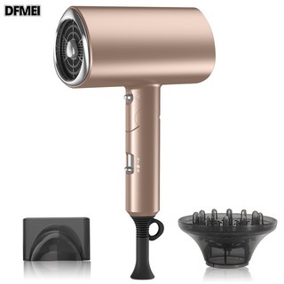 DFMEI 歐規吹風機亞馬遜摺疊式美規英規電吹風機家用便攜吹風筒酒店, 歐規-220V, T1-玫瑰金