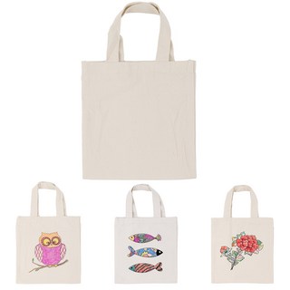 민화샵 미니 에코백 만들기 천가방, 여우 미니 에코백