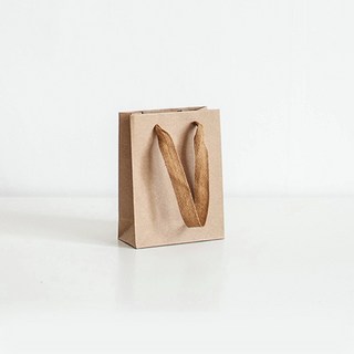 牛皮紙袋 提袋 購物袋 禮品袋 包裝袋 牛皮 紙袋 婚禮紙袋 包材 紙袋批發 文具袋 手提袋, 竪款2, 4個