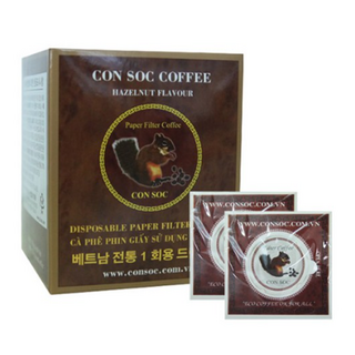 콘삭 페이퍼 필터 헤이즐넛향 커피, 7g, 10개입, 10개