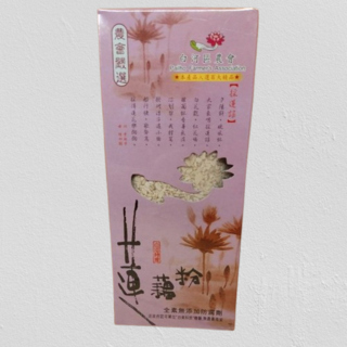 白河區農會 蓮藕粉，天然無添加，台灣嚴選，養生沖調飲品, 600g, 1個