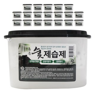 통큰 숯 제습제 325, 20개, 325g