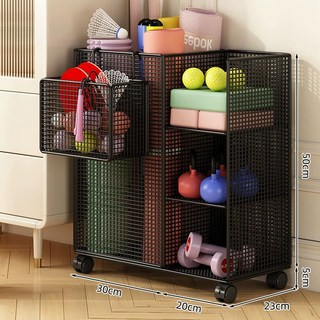 수납 요가매트 정리대 필테 필라테스 바퀴 거치대, 전통적인 블랙 걸이 바구니 A, 기본 모델명/품번