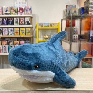 有家百貨 藍鯊魚 絨毛玩偶 - 13英吋鯊魚娃娃 - 鯊魚收藏/擺設/裝飾, 鯊魚藍色, 1個, 33cm