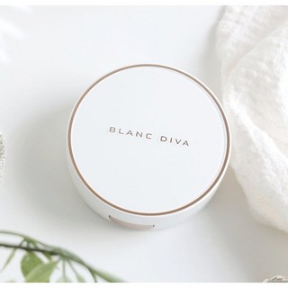 [25년 HOT !TEM] 블랑디바<BLANC DIVA> NEW 글림 커버리지 쿠션 팩트, 2개, 01-화이트(13호)