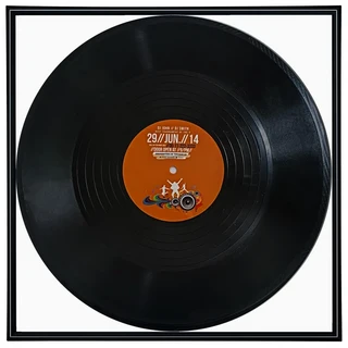 문짝지그 2 비닐 레코드 프레임 장식 보관함, 01 35CM, 03 BLA RANDOM