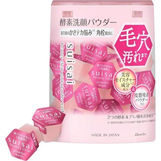 일본 수이사이 뷰티 클리어 핑크 파우더 워시