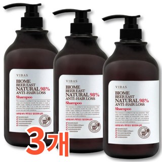 비바스 맥주효모 샴푸 두피 케어 기능성탈모완화샴푸