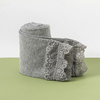 여성 봄 가을 얇은 레깅스 여성 봄가을 얇은 면 소재 레이스 트림 슬림핏 타이츠 9부 레깅스 JXH