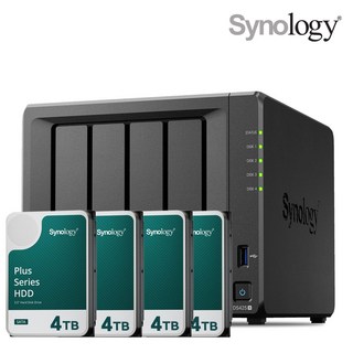 [ 시놀로지 공식총판 ] 시놀로지 나스 DS425+4bay [24TB]HAT3300-6TBX4EA 합본 기업용 NAS