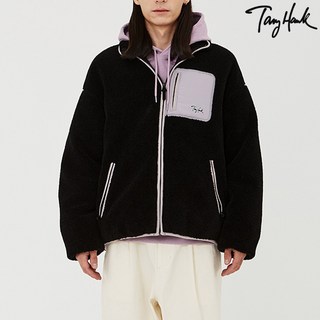 [Tony Hawk] 토니호크 테디 쉐르파 플리스 자켓_BK