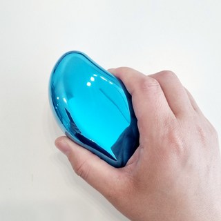 문지르는 나노글라스 저자극 제모기, 블루, 1개, 1개입