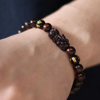 벽조목 손조각 비휴 부적 합장주 6종 - 불교 염주 팔찌, 삼재부, 1개