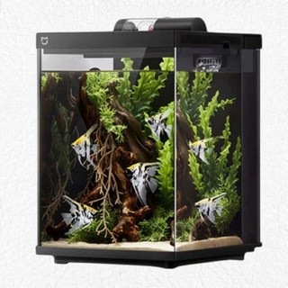 샤오미 샤오미 미지아 스마트 어항 탁상용 수직형 하이큐브 수족관 자동급여 APP연동 MYG200, 샤오미 샤오미 미지아 스마트 어항 탁상용 수직형 하이큐