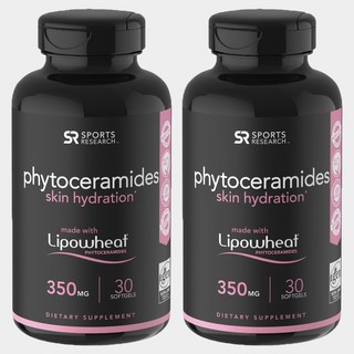 SPORTS RESEARCH 植物神經醯胺軟膠囊 350mg, 30顆, 2罐