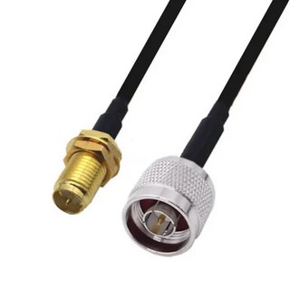 RG174 동축 케이블 SMA Male To SMA Male Female 커넥터 동축 RF 점퍼 피그 테일 10CM 20CM30CM 50CM 100CM 200CM, 1개, 4) 30cm - NM-RPSMAF-RG174