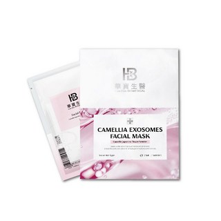HB 華皙生醫 茶花外泌體面膜 3D滲透 穩定修護 25ML, 1組, 6入