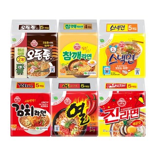 올따옴멀티라면 진매5+열라면5+스낵5+오동통4+참깨4+김치4, 1세트