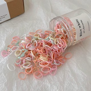小筒裝 不咬髮 綁髮橡皮筋 髮圈 兒童髮圈 編髮 幼稚園髮圈