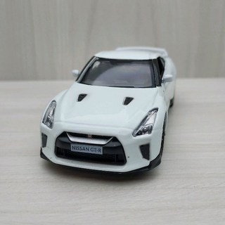宅米吉 1:36 日產 NISSAN GTR R35 白色 合金 模型車 迴力車, 1個