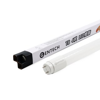 【GENTECH 靖軒科技】T8玻纖LED燈管 單入裝 國家CNS認證 台灣現貨, 1個, 2呎白光,單入