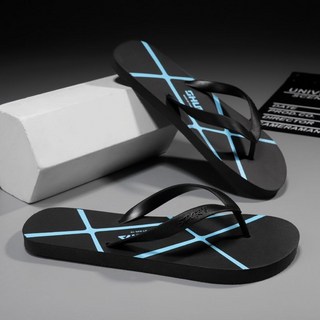 海峽虎拖鞋男士夏季居家室內浴室防滑靜音涼拖鞋, 紅條黑,43, 紅條黑, 43