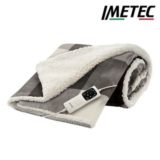 NEW 이메텍 프리미엄 양털 전기담요 GOK-189 (그레이 체크), NEW 이메텍 프리미엄 양털 전기담요 GOK-189 (