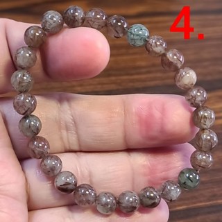 銅髮晶 綠髮晶 發晶 手鍊 手環 手珠 7mm 天然水晶玉石手鍊