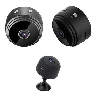監控攝像頭 攝影頭 寵物監控 車內監控 寶寶監控 磁吸監控器 高清攝像頭 夜式攝影機 監控器 wifi攝像頭 網絡攝像機, 黑色高清Wifi版, 1個