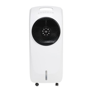 [1M 초대형 쿨링팬] AI 자동온도조절 대형 냉풍기 이동식 에어컨 가정용 업소용 사무실, 퓨어화이트